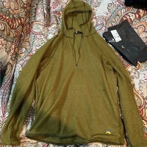 Alpha 90 Senchi half zip Hoodie Lichen M NEW